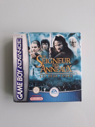 BOITE VIDE Le seigneur des Anneaux : Les Deux Tours pour Nintendo GBA.