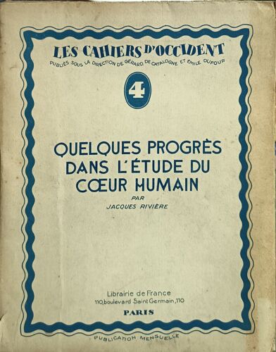 Quelques Progrès Dans L'étude Du C?ur Humain ( Freud Et Proust) - Eo Numérotée