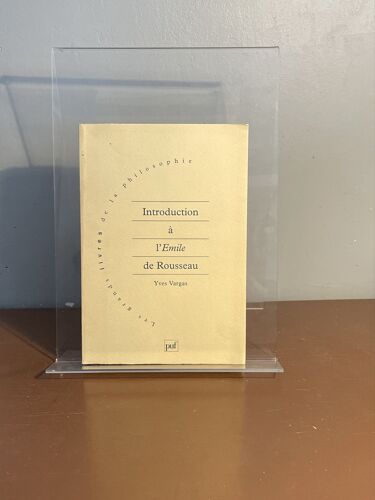 Introduction À L’Emile De Rousseau Yves Vargas 