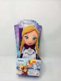 Poupée Anna la reine des neiges à colorier Disney