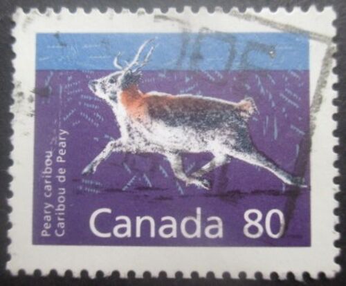 Canada N°1172a Dentelé 12,5 X 13 Caribou Oblitéré