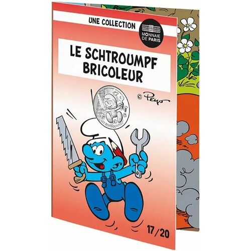 10 Euro Schtroumpf, En Argent , Bricoleur.