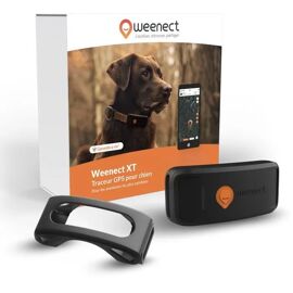 Traceur GPS pour chien Weenect XT - étanche, autonomie jusqu'à 3 semaines, lampe torche puissante