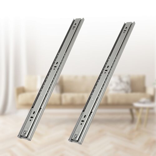 Glissières de tiroirs Coulisse à sortie totale Coulisse pour charges lourdes Coulisse télescopique Guidage à billes 45mm 550mm 6 pièces