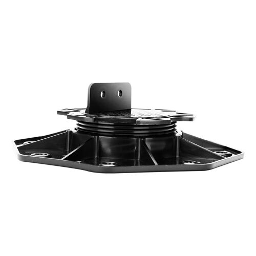20x PLOT RÉGLABLE DE 18 À 32 MM POUR TERRASSE BOIS ET COMPOSITE - Noir