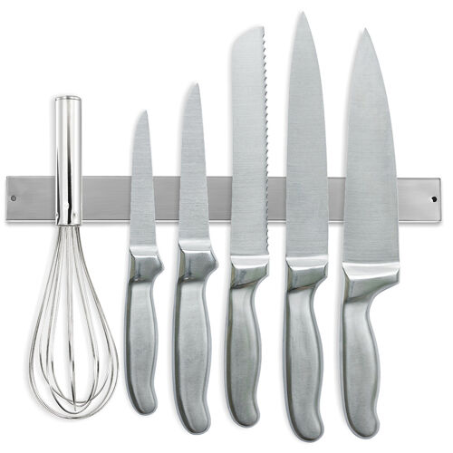 2x Porte-Couteau Bande Magnétique 40cm 304 Bande De Couteau Magnétique En Acier Inoxydable Cuisines