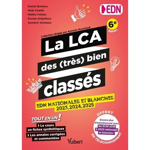 La Lca Des (Très) Bien Classés - Edn Nationales Et Blanches 2023, 2024, 2025