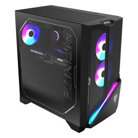MSI MPG Infinite X3 AI 2NVV7 055EU - Tour jeux - Core Ultra 7 265KF / jusqu'à 5.5 GHz - RAM 32 Go - SSD 1 To - NVMe - GeForce RTX 5080 - Gigabit Ethernet, 5 Gigabit Ethernet, 2.5 Gigabit Ethernet, IEEE 802.11ax (Wi-Fi 6E), Bluetooth 5.3 - Win 11...