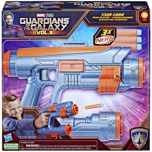 Hasbro Guardians Of The Galaxy Vol. 3 Quad Blaster Nerf De Star-Lord