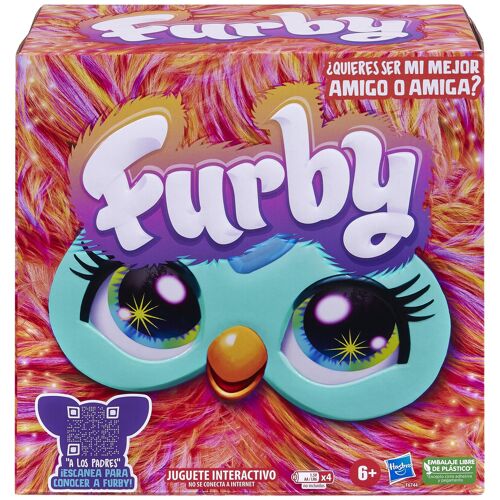 Furby corail peluche interactive