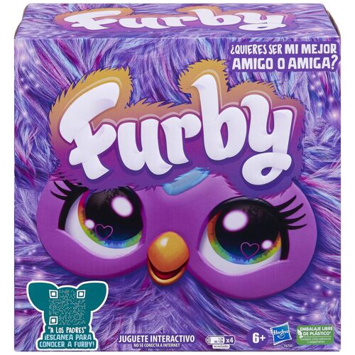 Furby violet peluche interactive