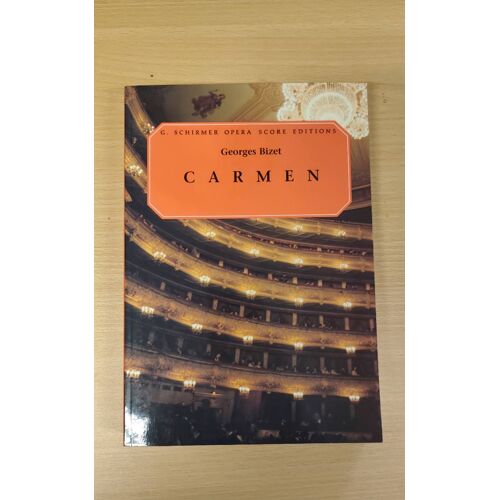 Schirmer Opera Score Éditions Bizet Carmen