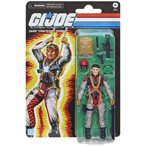Hasbro G.I. Joe Classified Series pack rétro sous blister David " Crazylegs " Thomas
