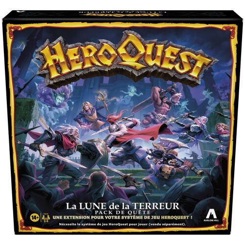 Hasbro Gaming Avalon Hill Heroquest Pack De Quête La Lune De La Terreur