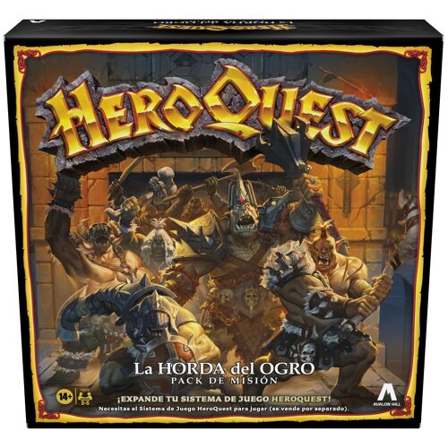 Hasbro Gaming Avalon Hill Heroquest Pack De Quête La Horde Des Ogres