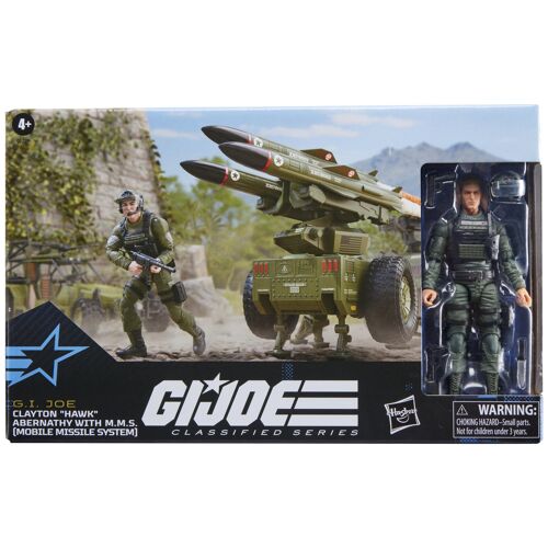 Hasbro G.I. Joe Classified Series #182 Clayton Hawk" Abernathy with M.M.S. (Mobile Missile System)