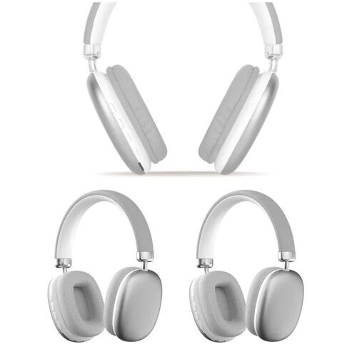 Casque Bluetooth 5.3 HQ - EXTRA-Bass - Autonomie 16 heures - Micro intégré ¿ Blanc