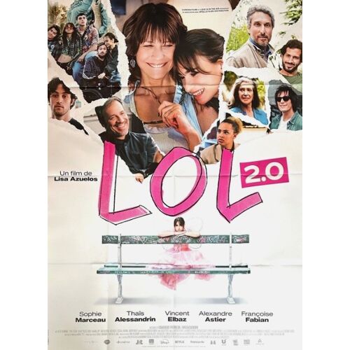 Lol 2.0 - Affiche Pliée Originale De Cinéma - Format 120x160 Cm - Lisa Azuelos, Sophie Marceau, Thaïs Alessandrin, Vincent Elbaz, Alexandre Astier, Françoise Fabian, Victor Belmondo - Année 2026