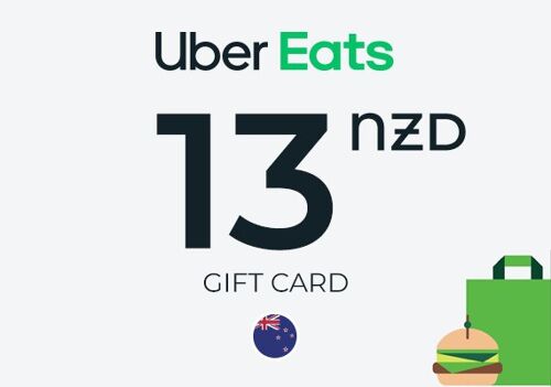 Uber Eats Gift Card 13 NZD Key - NEW ZEALAND