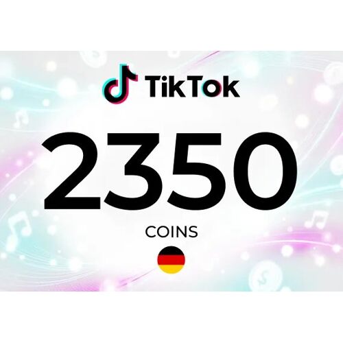 TikTok 2350 Coins Key - GERMANY