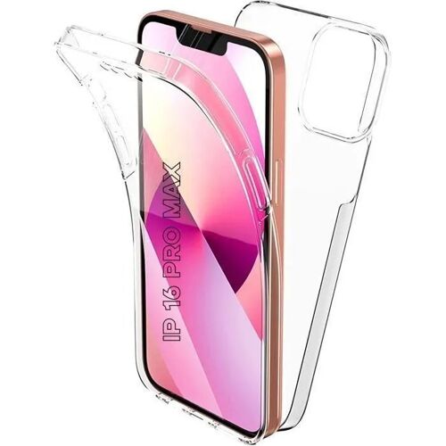 Coque transparente pour iPhone 16 Pro Max - Housse de protection - Étui (Protection 360° Intégrale) - NONOVIVI