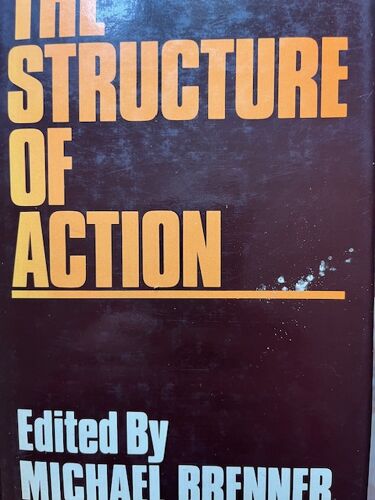 The Stucture Of Action Edited By Michael Brenner
