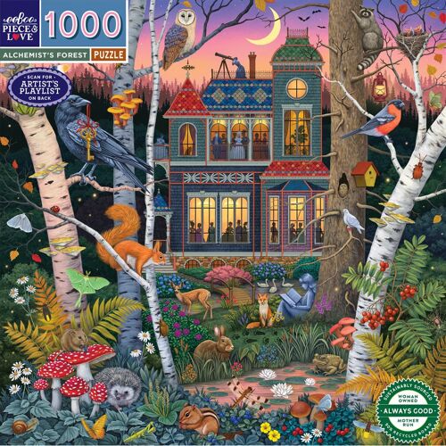 PUZZLE 1000 PIÈCES EEBOO ALCHEMIST'S FOREST