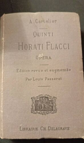 Quinti Horatio Flacci Opéra