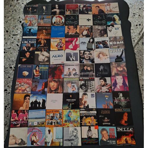 Lot De 90 Cd Singles Variétés Diverses A