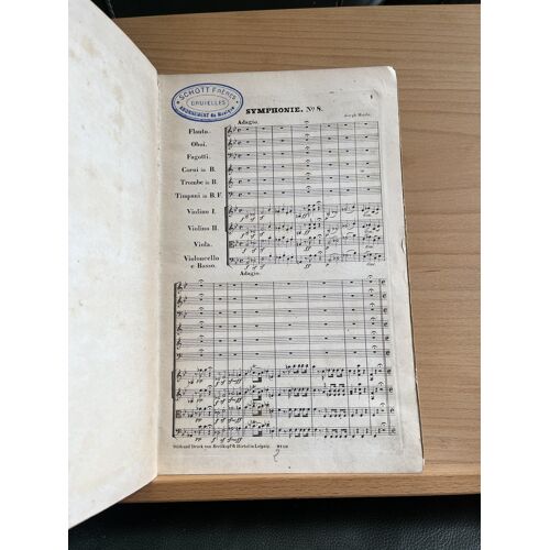 Haydn Symphonie N°98 En Si Bémol Majeur Partition Conducteur Breitkopf & Härtel