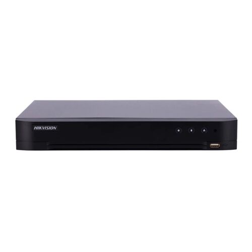 Enregistreur DVR Hikvision 4 Canaux 5MP 1U H.265 AcuSense Noir ¿ iDS-7204HUHI-M1/XT