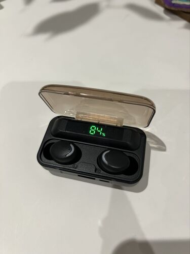 Écouteurs Bluetooth F9 avec boîtier de recharge