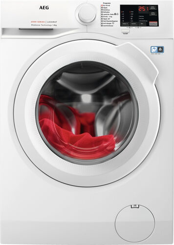 AEG Series 6000 LFA6I8472A machine à laver chargement frontal 8 kg 1351 tr/min Blanc