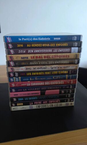 Les Enfoires Lot Dvd