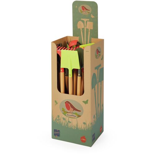 ECOIFFIER Présentoir outils de jardin 70 cm