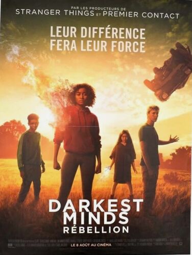 Darkest Minds, Rébellion - Affiche Originale De Cinéma - Format 40x60 Cm - Un Film De Jennifer Yuh Nelson Avec Amandla Stenberg, Harris Dickinson, Miya Cech, Mandy Moore - Année 2018
