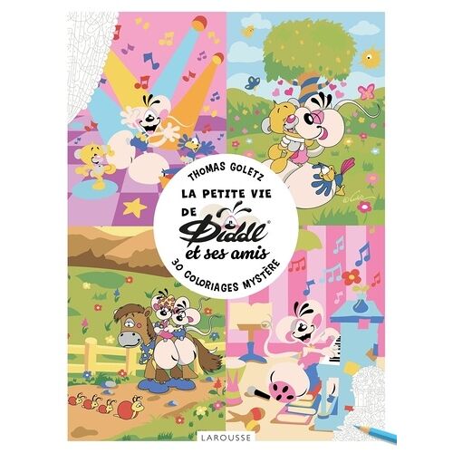 La Petite Vie De Diddl Et Ses Amis - 30 Coloriages Mystère