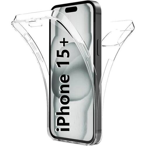 Coque iPhone 15 Plus Transparente - Protection 360° Intégrale Antichoc - Housse Ultra-Claire Protection Complète - NONOVIVI