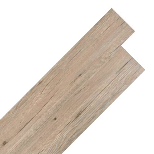 vidaXL Planches de sol 36 pcs Chêne marron 5,02 m² PVC