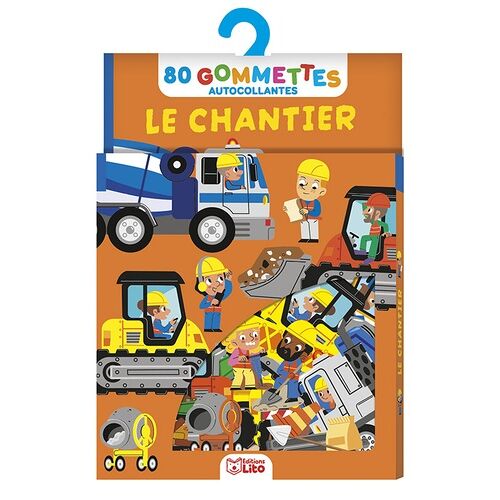 Le Chantier - 80 Gommettes Autocollantes
