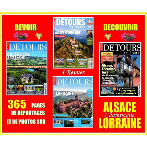 4 Revues Pour Découvrir : Alsace-Lorraine