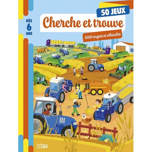 Cherche Et Trouve 1000 Engins Et Véhicules - 50 Jeux