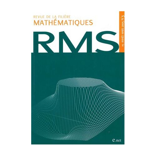 Revue De La Filière Mathématiques Rms 115-3