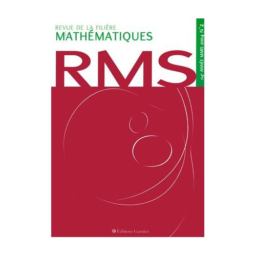 Revue De La Filière Mathématiques Rms 114-2