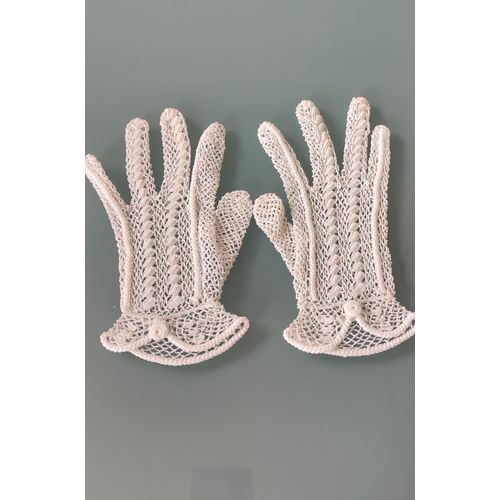 Gants Blancs Résille