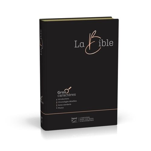 La Bible Segond 21 - Couverture Souple Noire En Fibrocuir