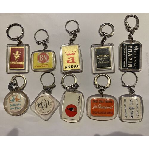 Portes Clefs Anciens 1950/60 - Vêtra - Frapin - André - Bn - Voilà -Creola - Ortf - Dubonnet - All Mer - Leo Champeval