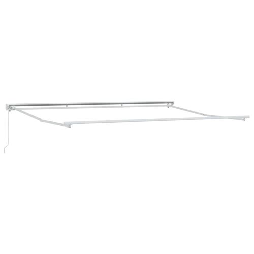 Vidaxl Auvent Rétractable Manuel Noir 4 × 3 M