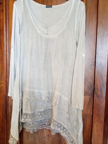 Ensemble Robe + Sur Robe Couleur Taupe Taille 38/40