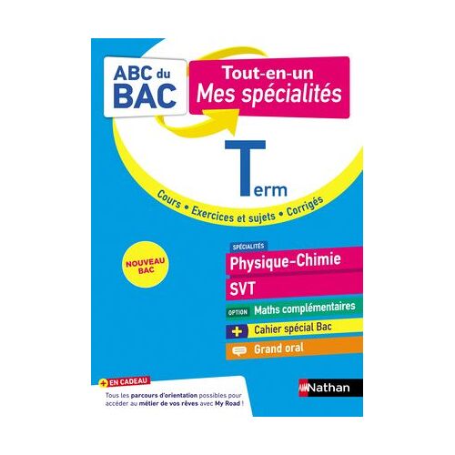Abc Tout En Un Mes Spécialités Tle - Physique-Chimie, Svt, Maths Complémentaires, Grand Oral - Bac 2026 - Spécialités Terminale + Cahier Spécial Bac - Cours, Sujets Et Corrigés - Epub